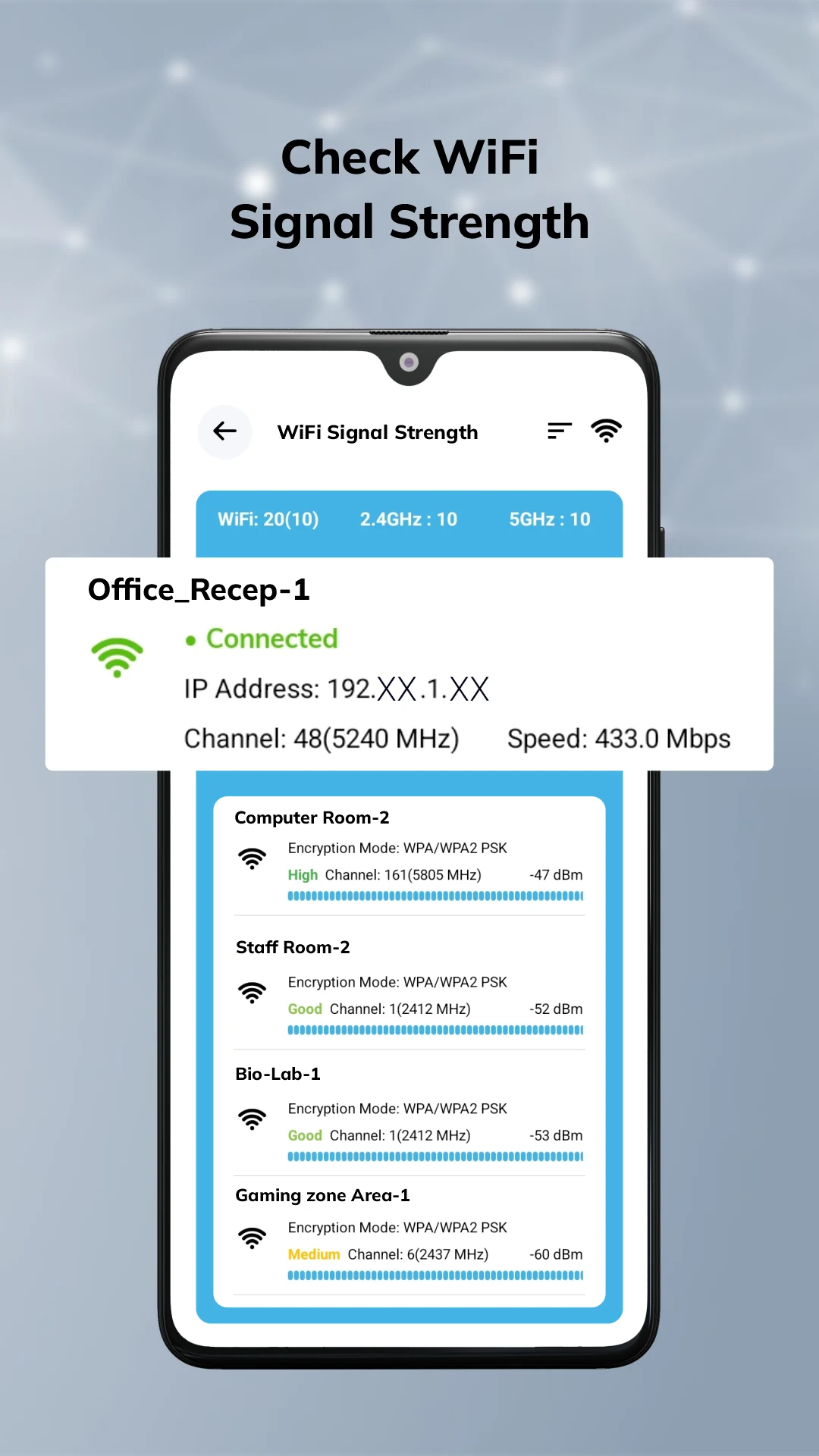 Network Tools Info & Sim Query screenshot